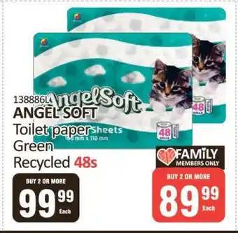 KitKat Cash and Carry ANGEL SOFT Toilet paper Green Recycled 48s offer