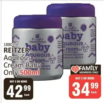 KitKat Cash and Carry REITZER Aqueous Cream Baby 500ml offer