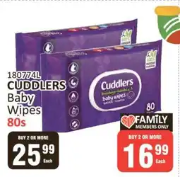 KitKat Cash and Carry CUDDLERS Baby Wipes 80s offer
