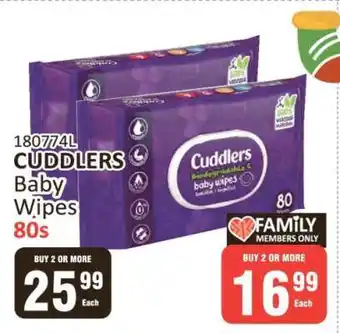 KitKat Cash and Carry CUDDLERS Baby Wipes 80s offer