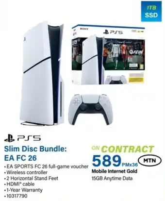 PS5 Slim Disc Bundle EA FC 26