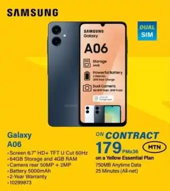 Incredible Connection Samsung Galaxy A06 offer