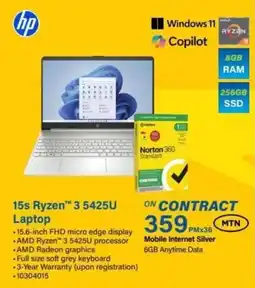 Incredible Connection HP 15s Ryzen 3 5425U Laptop offer