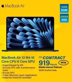 Incredible Connection MacBook Air 13 M4 10 Core CPU 8 Core GPU offer