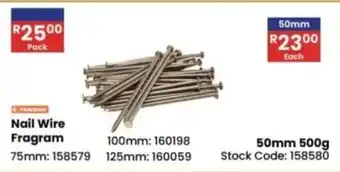 Africa Cash and Carry Nail Wire Fragram offer