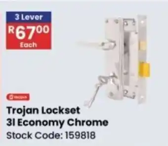 Africa Cash and Carry Trojan Lockset 3L Economy Chrome offer