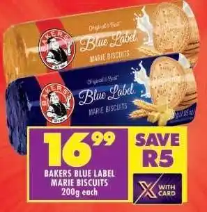 Shoprite Bakers Blue Label Marie Biscuits offer