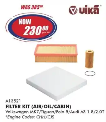 Goldwagen Vika filter kit offer