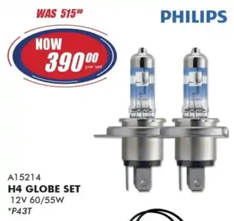 Goldwagen Philips h4 globe set offer