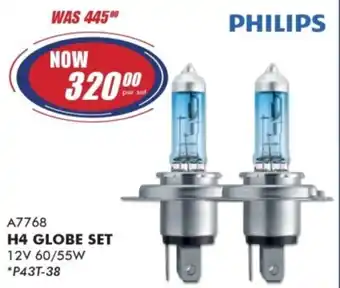 Goldwagen Philips h4 globe set offer
