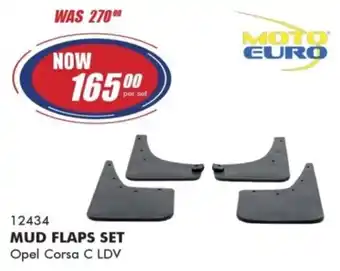 Goldwagen Moto euro mud flaps set offer