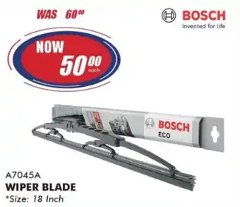 Goldwagen Bosch wiper blade offer