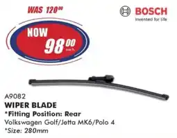Goldwagen Bosch wiper blade offer