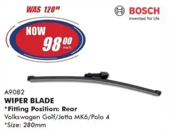 Goldwagen Bosch wiper blade offer