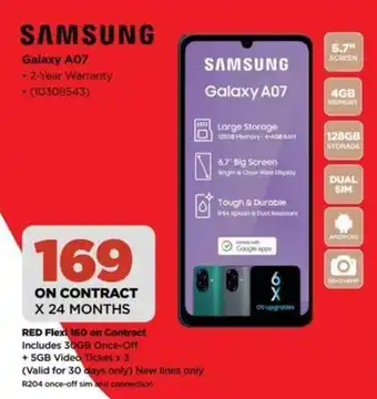 HiFi Corp Samsung Galaxy A07 offer