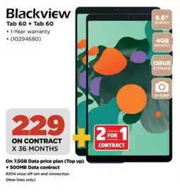 HiFi Corp Blackview Tab 60 + Tab 60 offer
