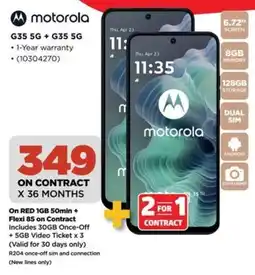 HiFi Corp Motorola G35 5G + G35 5G offer