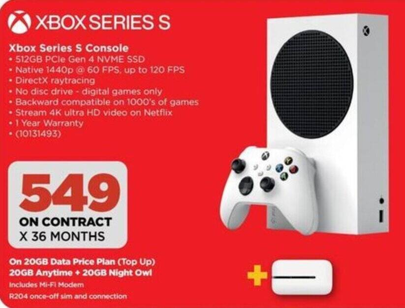 Xbox Series S Console offer at HiFi Corp