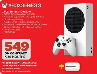 HiFi Corp Xbox Series S Console offer