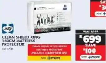 Russells Sealy clean shield king mattress protector offer