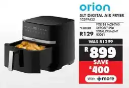 Russells Orion digital air fryer offer