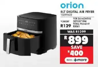 Russells Orion digital air fryer offer
