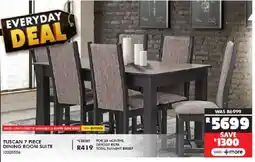 Russells Tuscan dining room suite offer