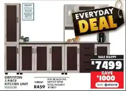 Russells Greyston kitchen unit offer