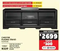 Russells Chester plasma stand offer