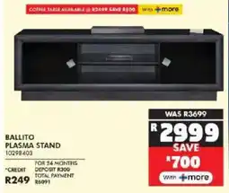 Russells Ballito plasma stand offer