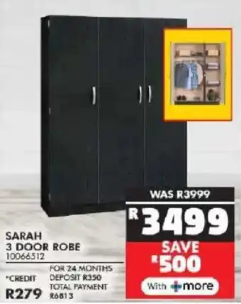 Russells Sarah 3 door robe offer