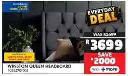 Russells Winston queen headboard offer