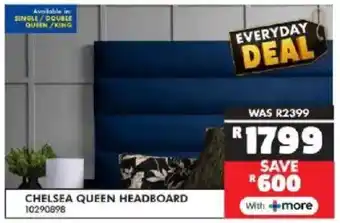 Russells Chelsea queen headboard offer