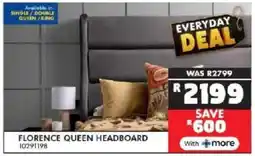 Russells Florence queen headboard offer
