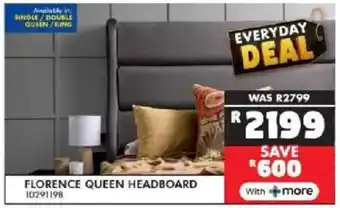 Russells Florence queen headboard offer