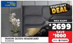 Russells Tamsin queen headboard offer