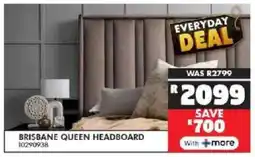 Russells Brisbane queen headboard offer