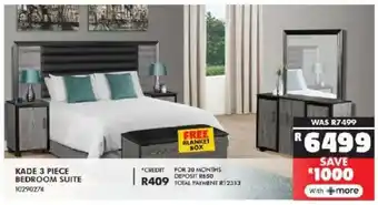 Russells Kade bedroom suite offer