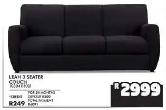 Russells Leah 3 seater couch offer