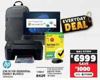Russells Hp 250 n100 essential family bundle offer