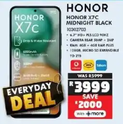Russells Honor X7c midnight black offer