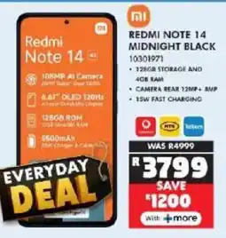 Russells Redmi note 14 midnight black offer