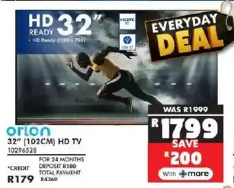 Russells Orion 32" 102cm HD TV offer