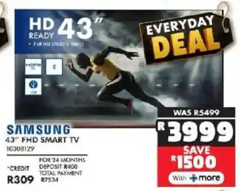 Russells Samsung 43" FHD Smart TV offer