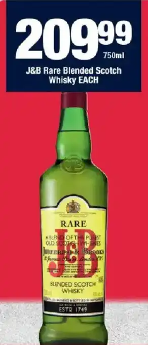 OK Liquor J&B Rare Blended Scotch Whisky offer