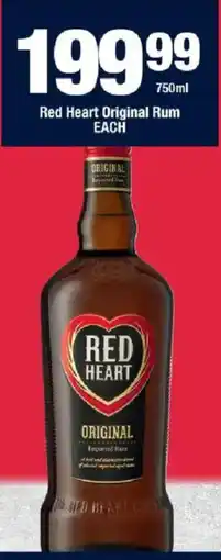 OK Liquor Red Heart Original Rum offer