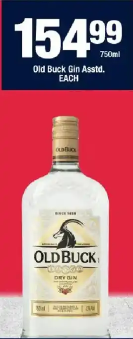 OK Liquor Old Buck Gin Asstd. offer