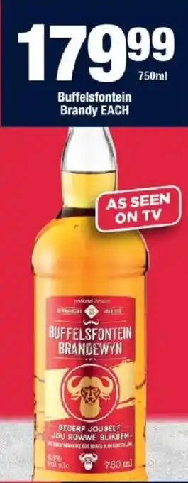 OK Liquor Buffelsfontein Brandy offer