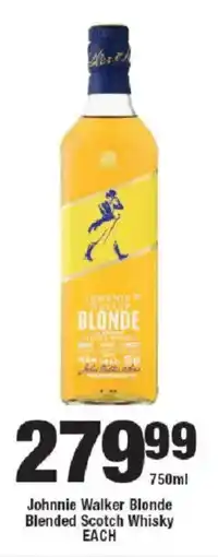 OK Liquor Johnnie Walker Blonde Blended Scotch Whisky offer