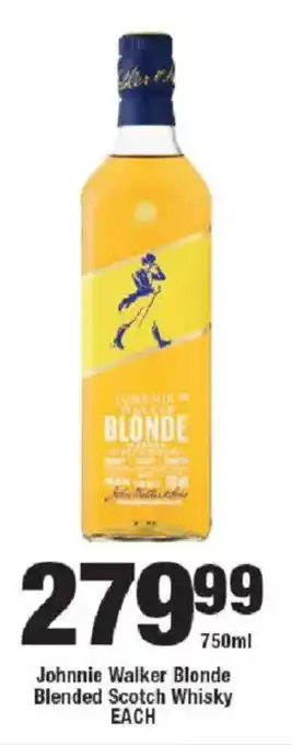 OK Liquor Johnnie Walker Blonde Blended Scotch Whisky offer